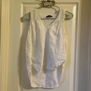 Velvet Heart linen tank.